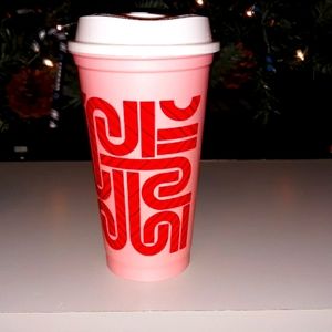 Starbucks candy cane holiday color changing cup nwt
